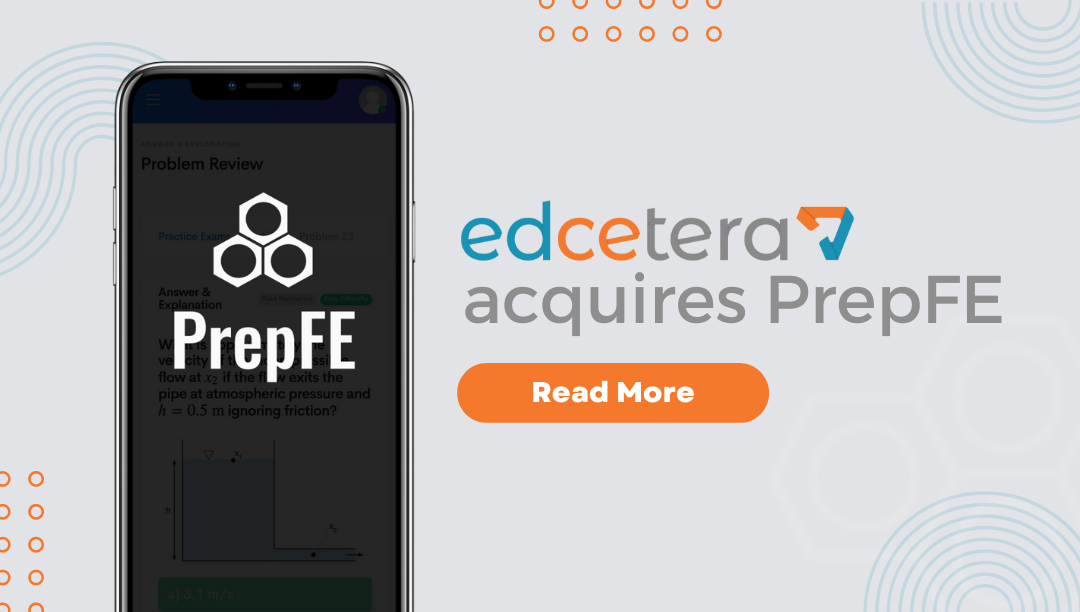 Edcetera announces its acquisition of exam prep company PrepFE
